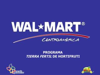 PROGRAMA TIERRA FERTIL DE HORTIFRUTI