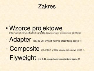 Zakres