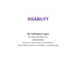 DISABILITY