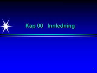 Kap 00 Innledning