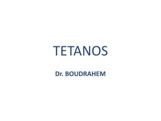 TETANOS