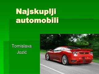 Najskuplji automobili