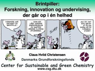 Brintpiller: Forskning, innovation og undervising, der går op i én helhed