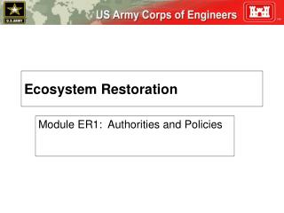 Ecosystem Restoration