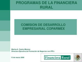 COMISION DE DESARROLLO EMPRESARIAL COPARMEX