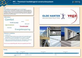 IPC – Thermisch hoofddragend constructiesysteem