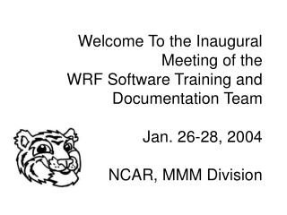Monday January 26, 2004
