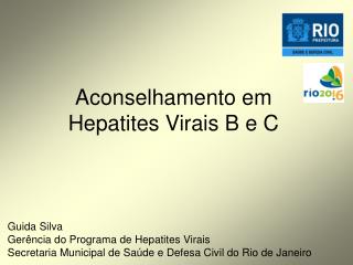 Aconselhamento em Hepatites Virais B e C