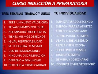 CURSO INDUCCIÓN A PREPARATORIA