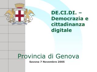 DE.CI.DI. – Democrazia e cittadinanza digitale