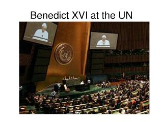 Benedict XVI at the UN