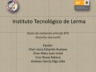 Instituto Tecnológico de Lerma