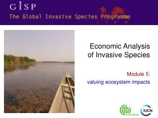 Module 5: valuing ecosystem impacts