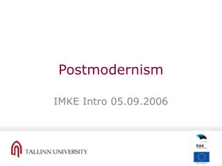 Postmodernism