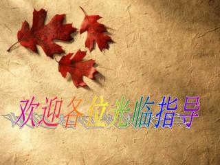 欢迎各位光临指导