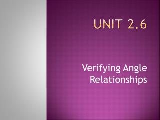 Unit 2.6
