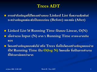 Trees ADT