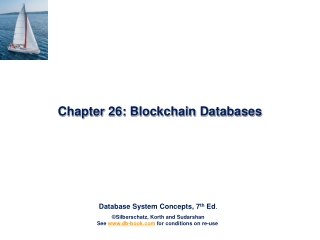 Chapter 26: Blockchain Databases