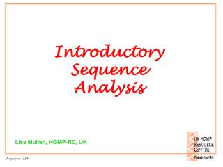 Introductory Sequence Analysis