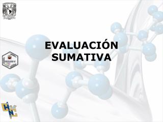 EVALUACIÓN SUMATIVA