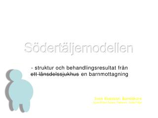 Södertäljemodellen