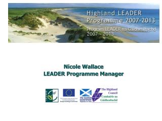 Nicole Wallace LEADER Programme Manager