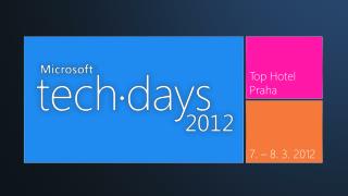 Vítejte na Tech Days 2012