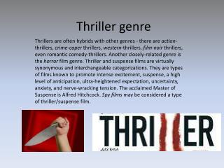 Thriller genre