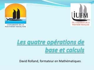 Les quatre opérations de base et calculs