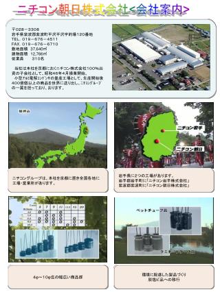 ニチコン朝日株式会社 &lt; 会社案内 &gt;