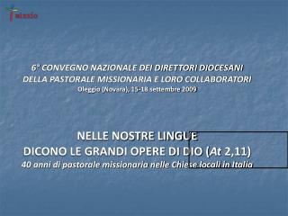 DAGLI ATTI DEGLI APOSTOLI (cap. 2)