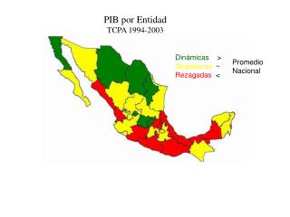 PIB por Entidad TCPA 1994-2003