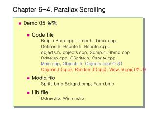 Chapter 6-4. Parallax Scrolling