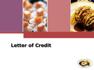 Letter of Credit