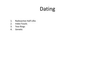 Dating