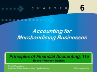 Accounting for Merchandising Businesses