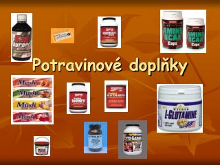 Potravinové doplňky