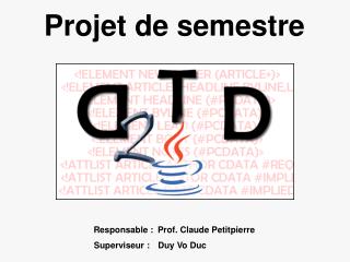 Projet de semestre