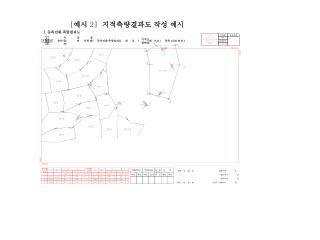 1. 등록전환 측량결과도