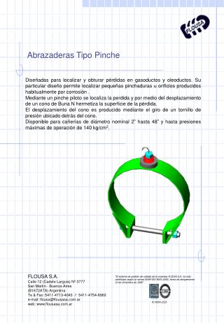 Abrazaderas Tipo Pinche