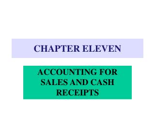 CHAPTER ELEVEN