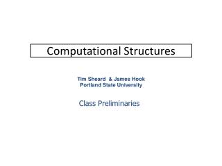 Computational Structures