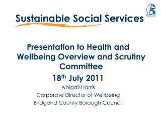 Sustainable Social Services