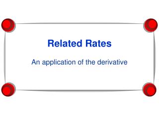 Related Rates