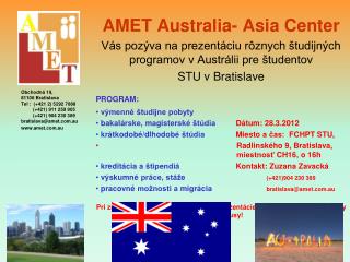 AMET Australia - Asia Center