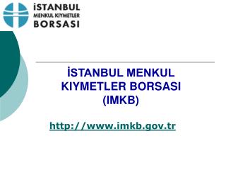 İSTANBUL MENKUL KIYMETLER BORSASI (IMKB)