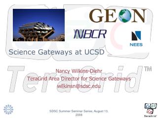 Science Gateways at UCSD