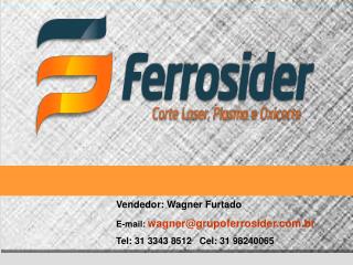 Vendedor: Wagner Furtado E-mail: wagner@grupoferrosider.br