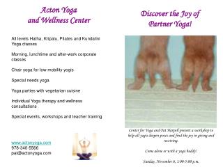 Discover the Joy of Partner Yoga!