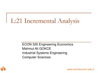 L:21 Incremental Analysis